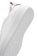 Women's White Lace-Up Leather Sneaker | Derimod