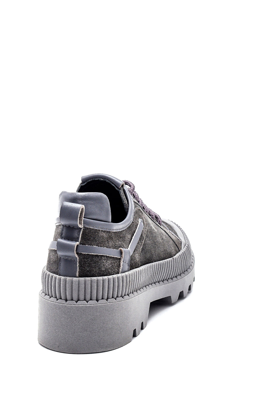Women's Leather Thick Soled Shoes