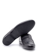 Men's Leather Printed Loafer | Derimod