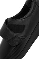 Women's Black Strappy Leather Comfort Shoes | Derimod