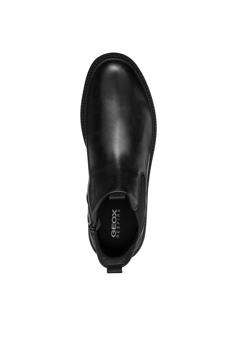 Geox Men's Black Lagorai + Grip Abx Zippered Waterproof Leather Casual Boots