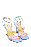 Women's Casual Heeled Leather Sandals | Derimod