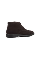 Geox Men's Brown Brayden Suede Leather Boots | Derimod