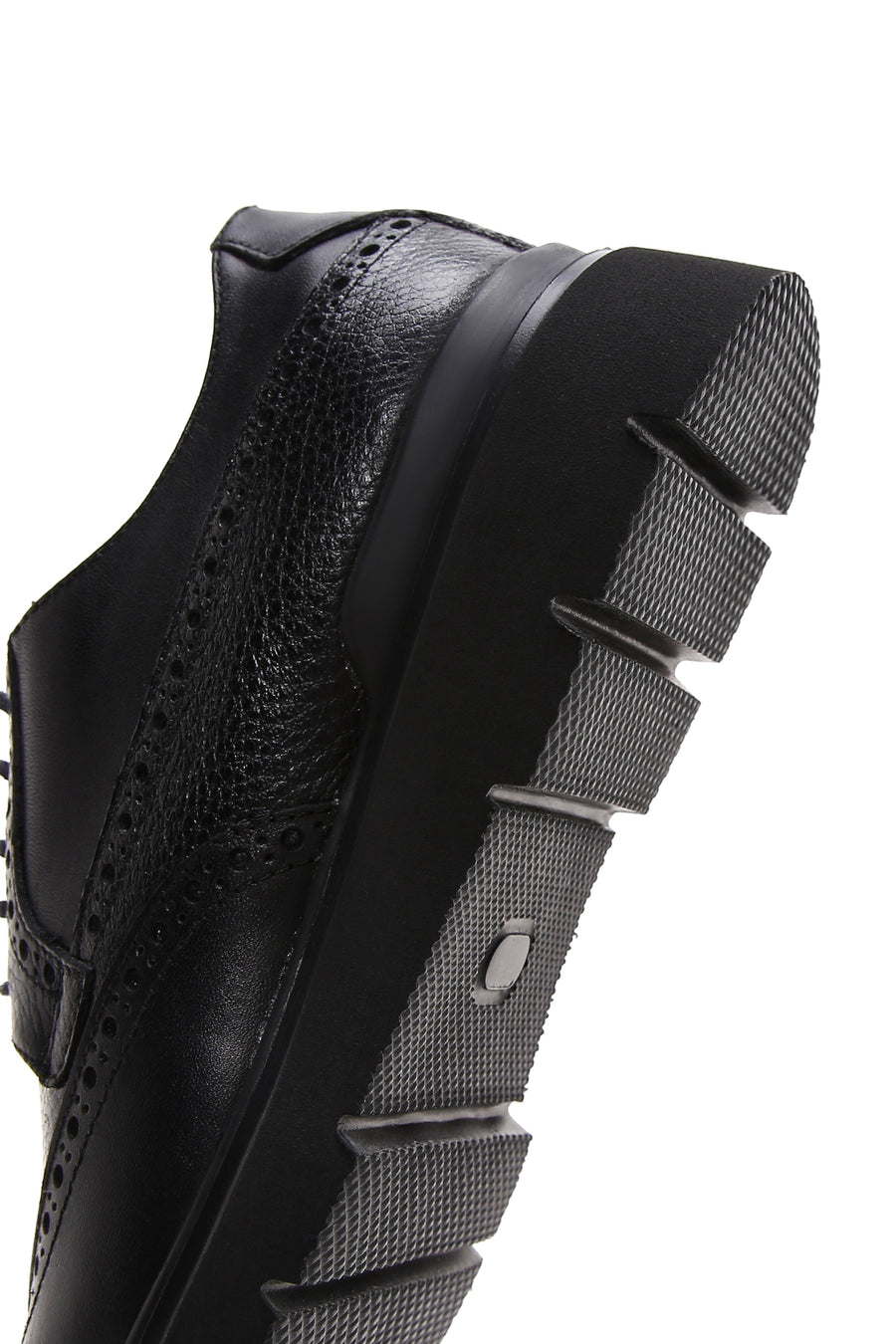 Men's Black Lace Up Leather Casual Shoes