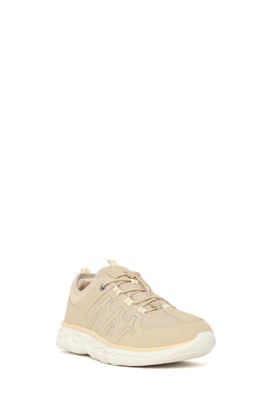 Kadın Bej Kalın Tabanlı Sneaker