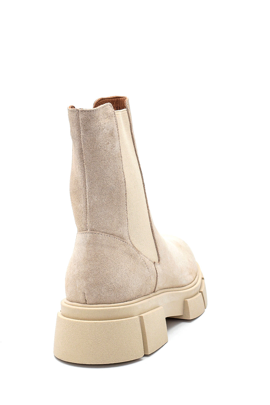 Women's Suede Thick Soled Chelsea Boots