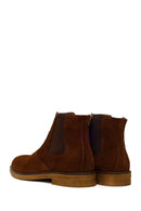 Male Brown Suede Chelsea Boots | Derimod