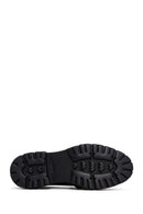 Women's Black Thick Soled Loafer | Derimod