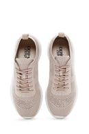 Women's Beige Thick Soled Sneaker | Derimod