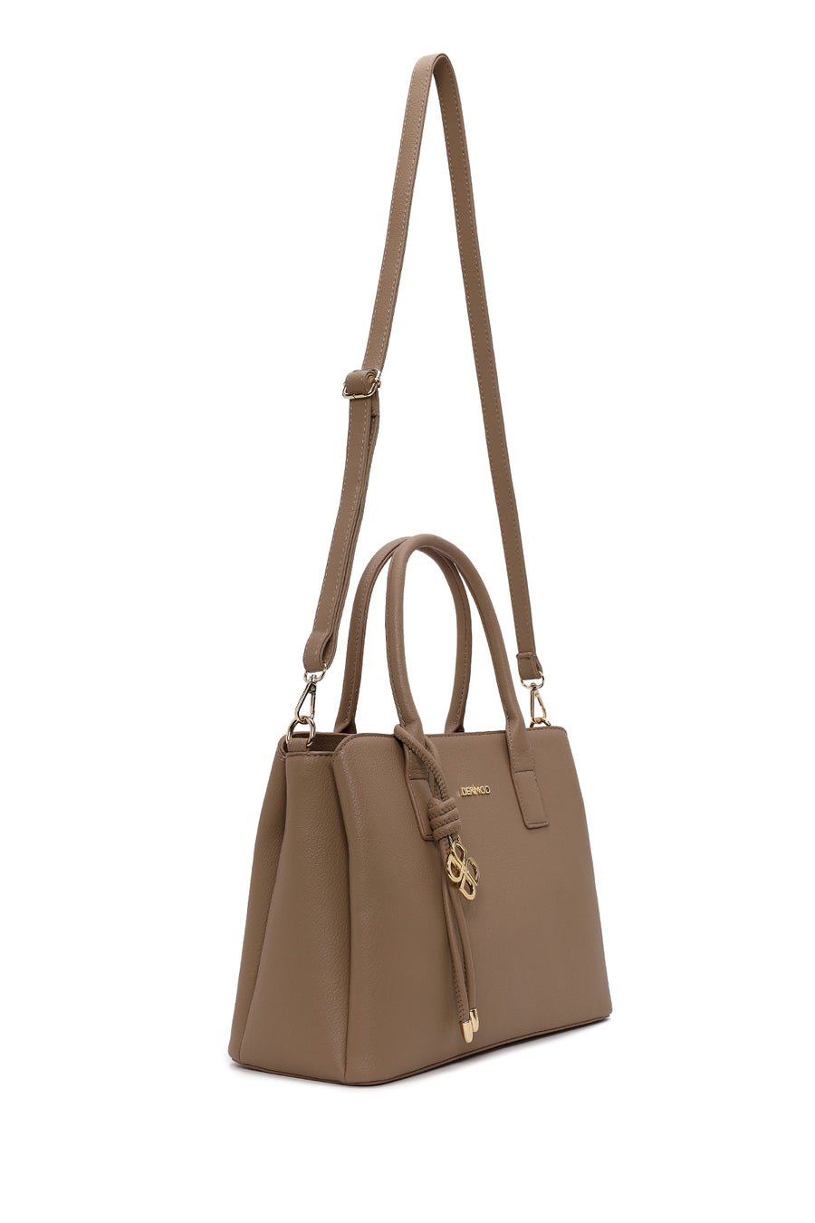 Woman Mink Classic Shoulder Bag with Long Strap