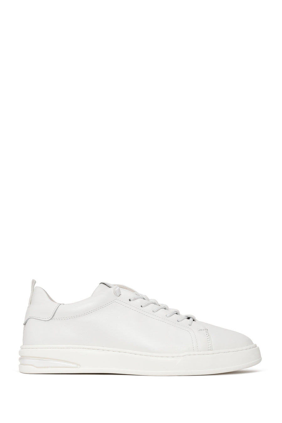 Erkek Beyaz Bağcıklı Deri Sneaker 26SFD631718 | Derimod