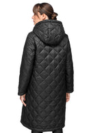 Geox Women's Black Xhup, Amabel Hooded Coat | Derimod