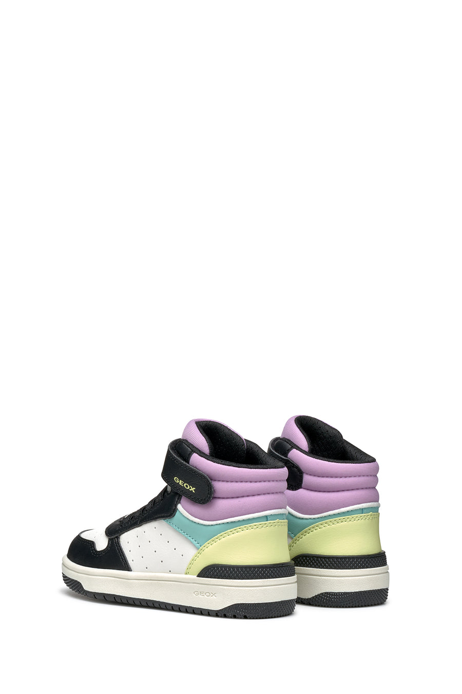 Geox Girls Multicolor Washiba Lace-Up Ankle Sneakers