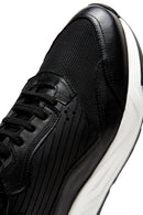 Men's Black Leather Sneaker | Derimod