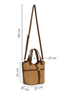 Woman Dark Beige Long Strap Classic Shoulder Bag | Derimod