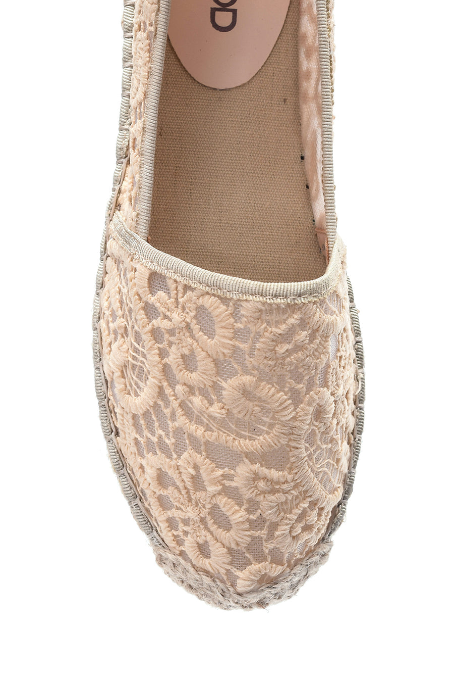 Women's Lace Detailed Espadrille Shoes