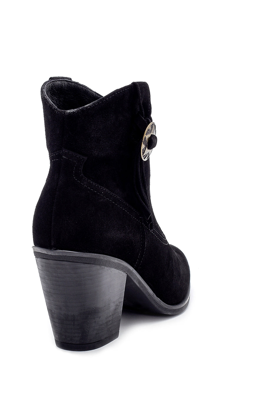 Women's Suede Heeled Boots