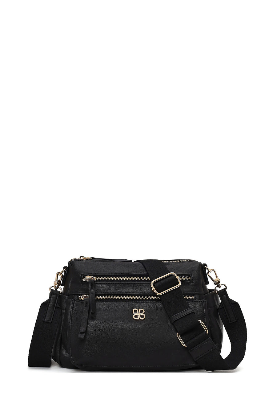 Woman Black Long-Strap Crossbody Bag AB100010SV | Derimod
