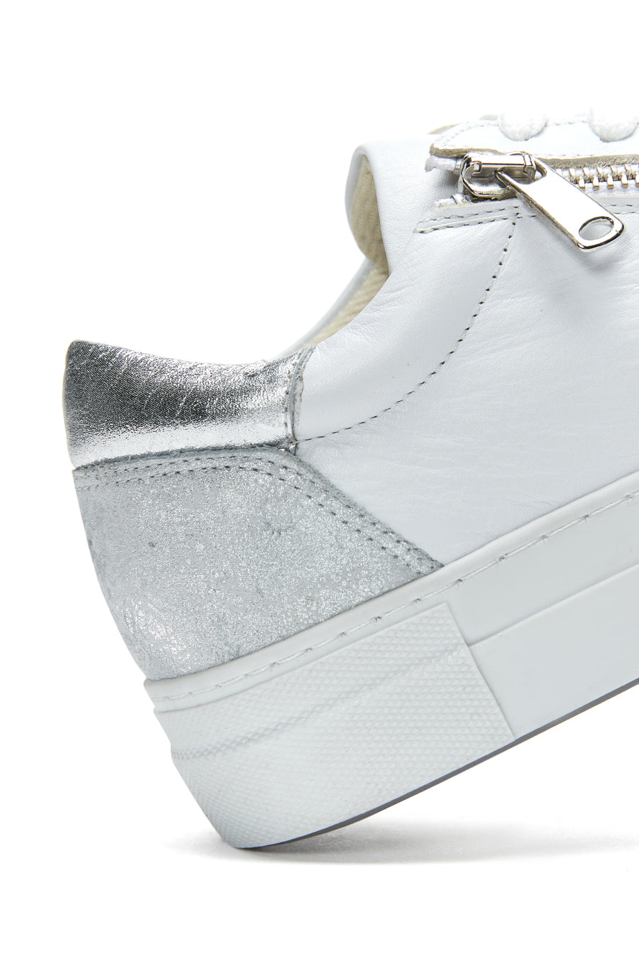 Kadın Deri Fermuarlı Sneaker
