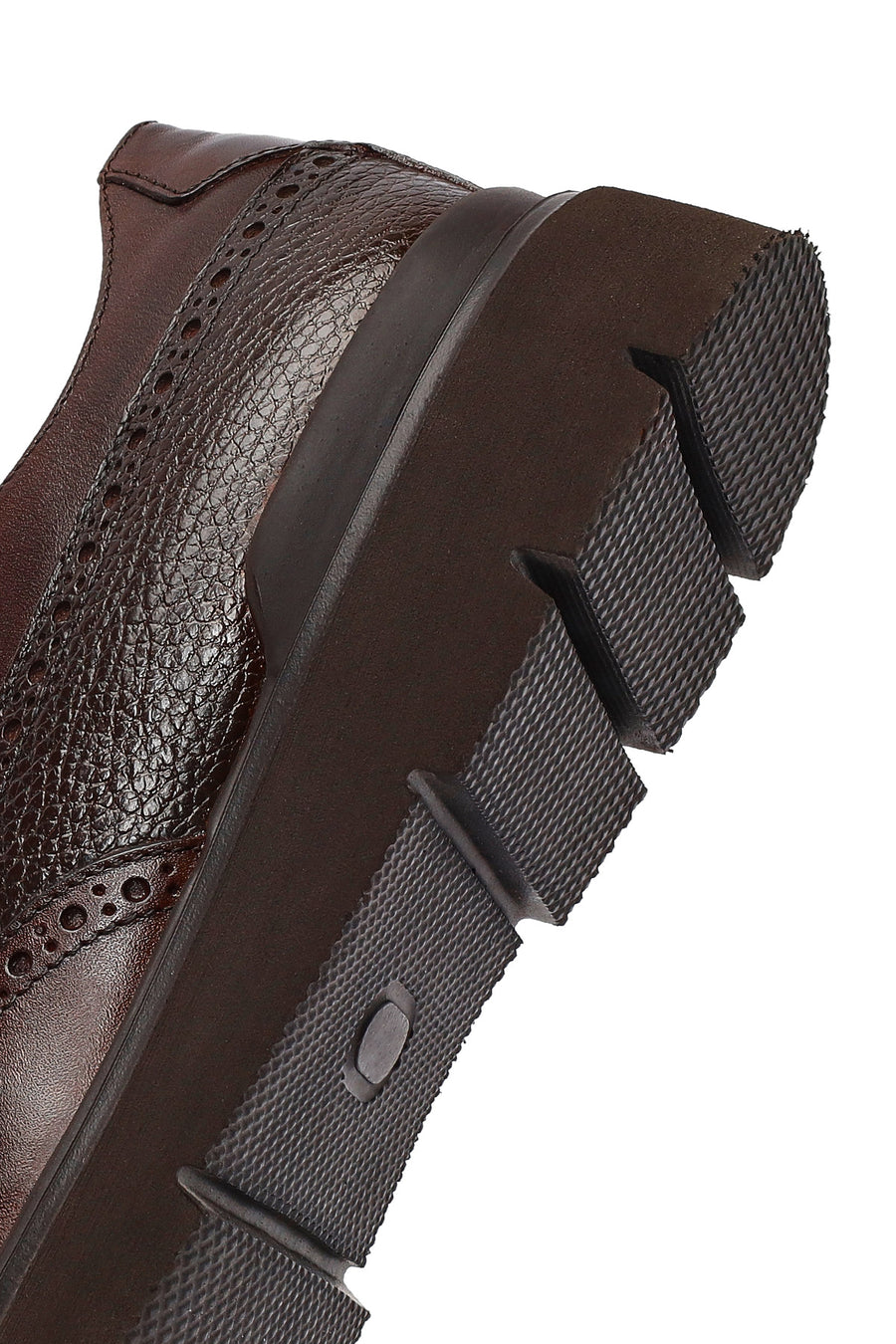 Men's Brown Lace Up Leather Casual Shoes