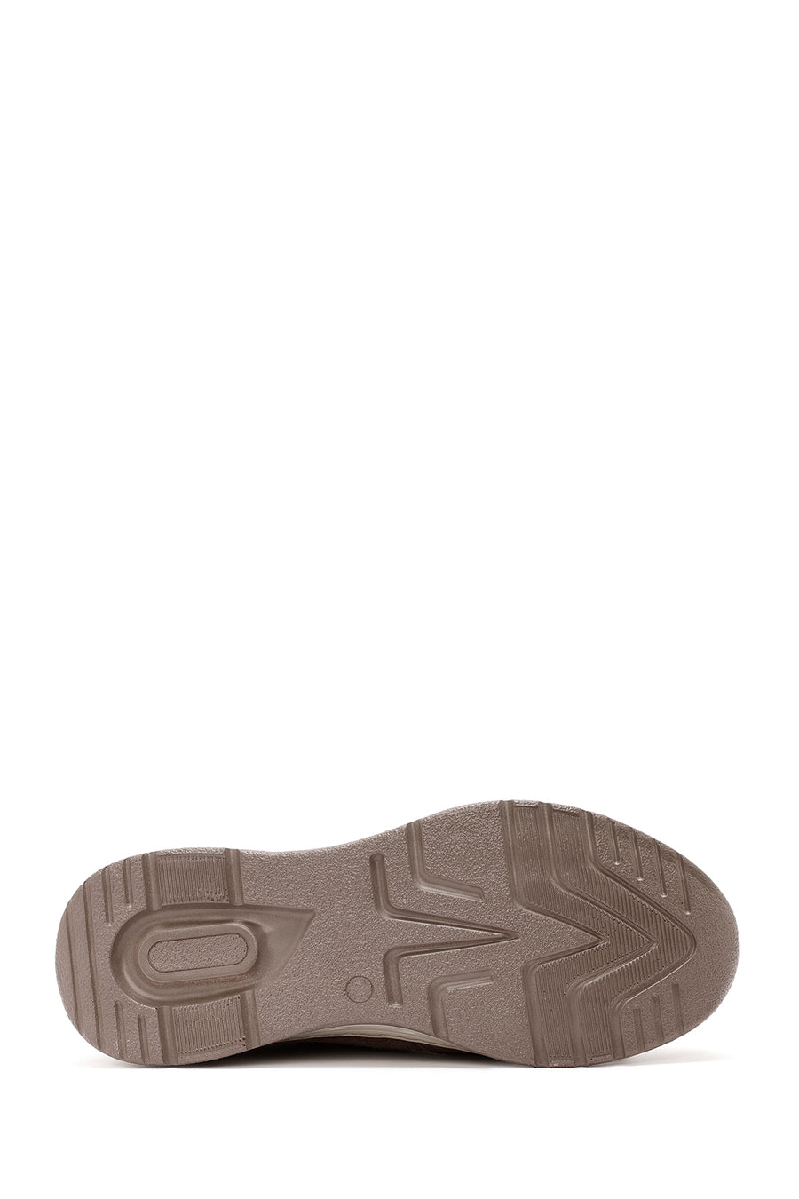Woman Mink Lace-Up Thick-Soled Suede Leather Sneaker