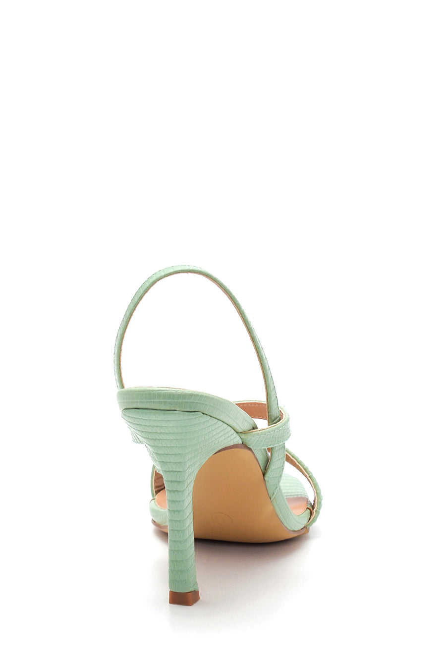 Women's Green Heeled Sandals