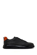 Men's Khaki Lace-up Leather Sneaker | Derimod