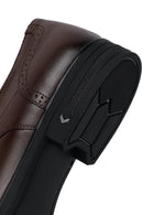 Male Brown Lace-Up Leather Casual Shoes | Derimod