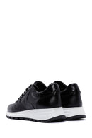 Kadın Siyah Kalın Tabanlı Deri Sneaker | Derimod