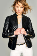 Ruby Women's Leather Jacket | Derimod