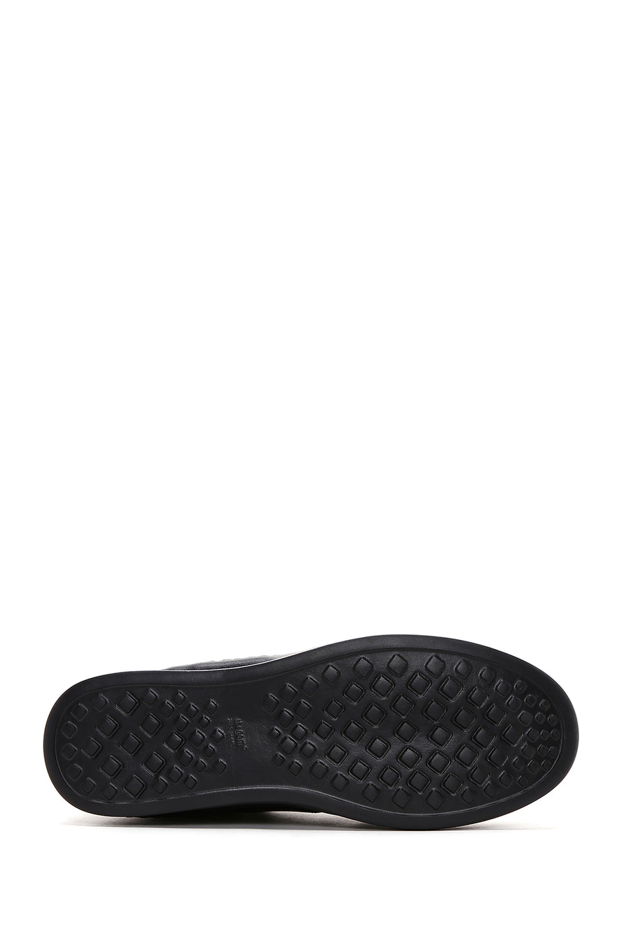 Men's Black Leather Sneaker