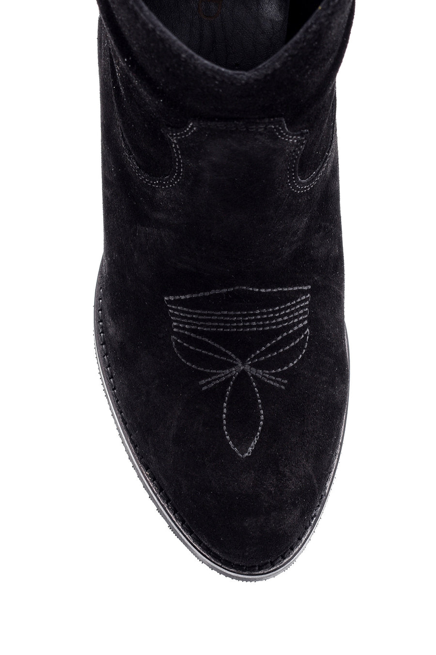 Women's Heeled Suede Leather Boots