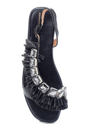 Women's Casual Stone Detailed Sandals | Derimod