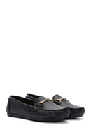 Kadın Siyah Toka Detaylı Loafer | Derimod