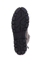 Women's Hairy Leather Boots | Derimod