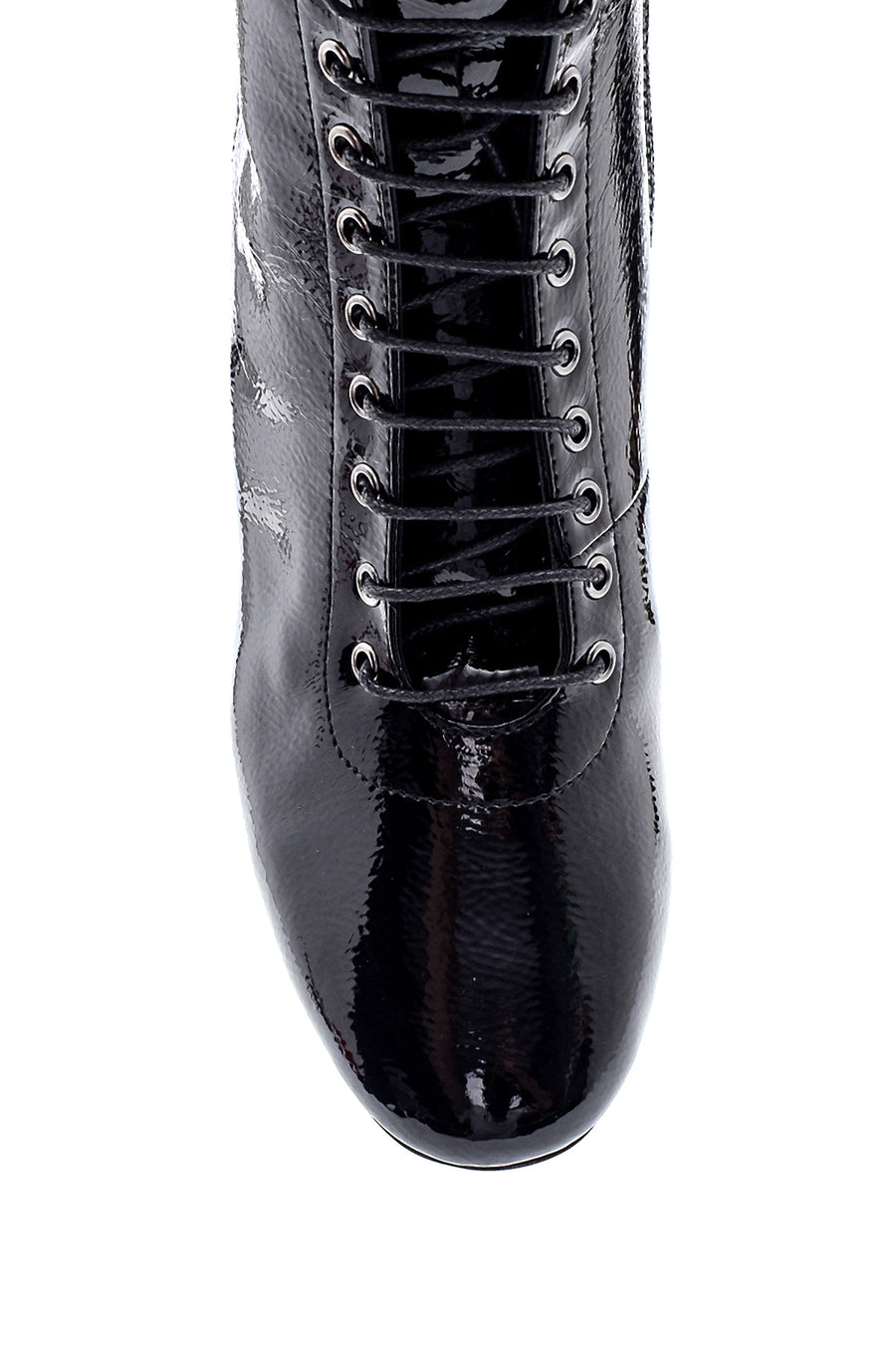 Women's Patent Leather Heeled Boots