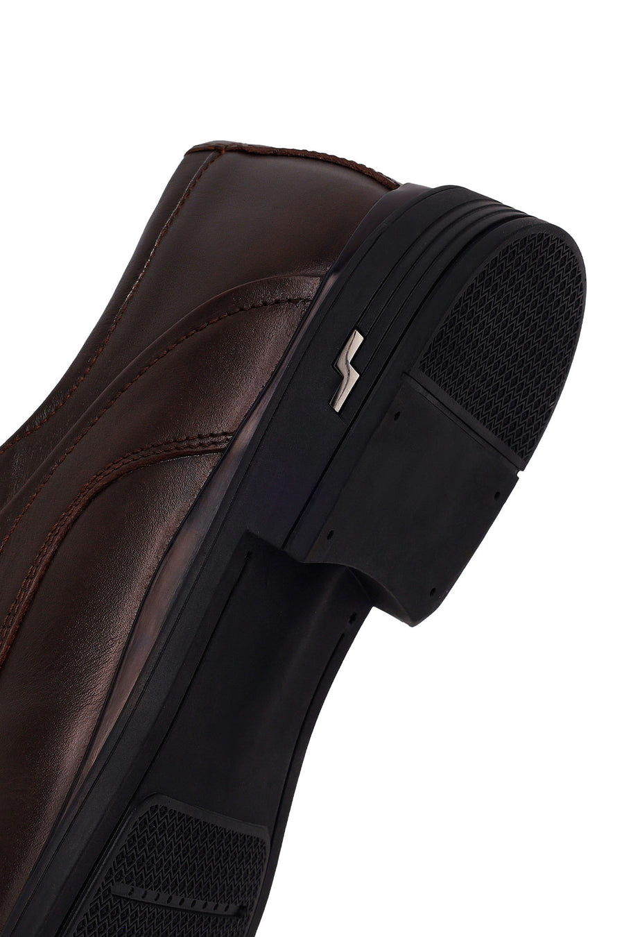 Male Brown Lace-up Leather Casual Shoes