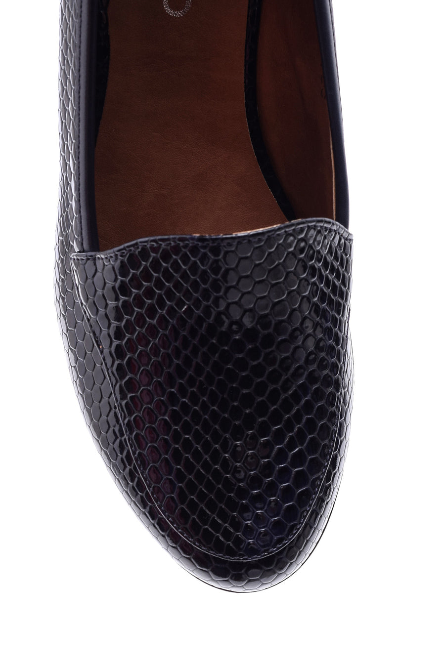 Women's Snakeskin Patterned Wedge Heeled Shoes