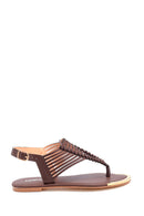 Women's Knitted Detailed Sandals | Derimod
