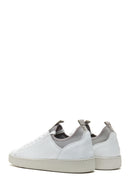Men's White Leather Sneaker | Derimod