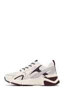 Woman Burgundy Lace-Up Chunky Sneaker | Derimod
