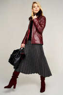 Belinda Women's Leather Jacket | Derimod