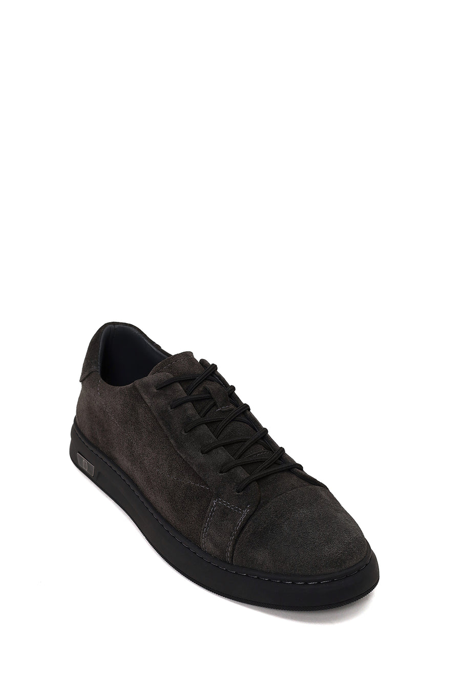 Male Anthracite Lace-up Suede Leather Sneaker