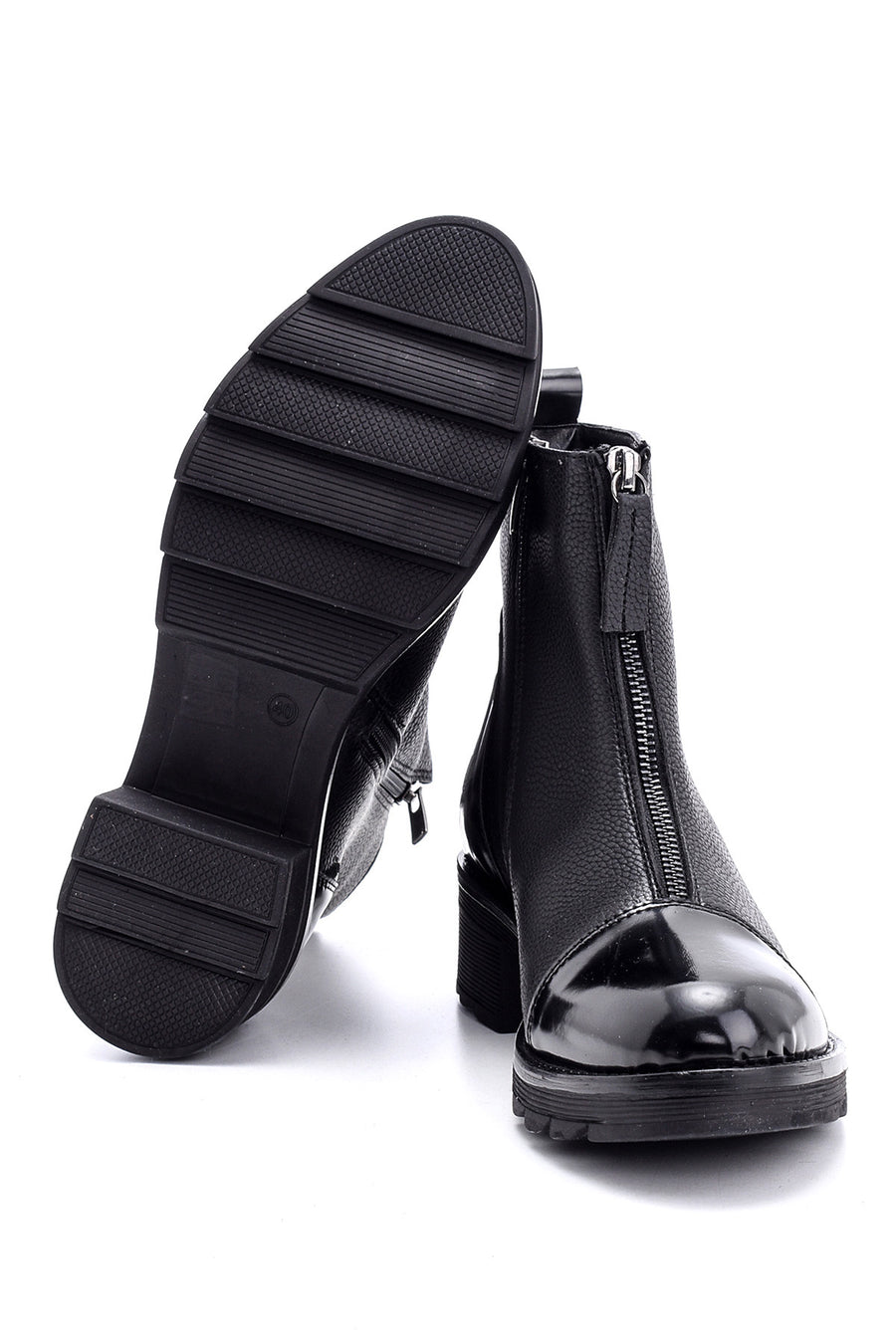 Women's Zipper Detailed Boots