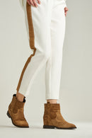 Wedge Heeled Women's Suede Boots | Derimod