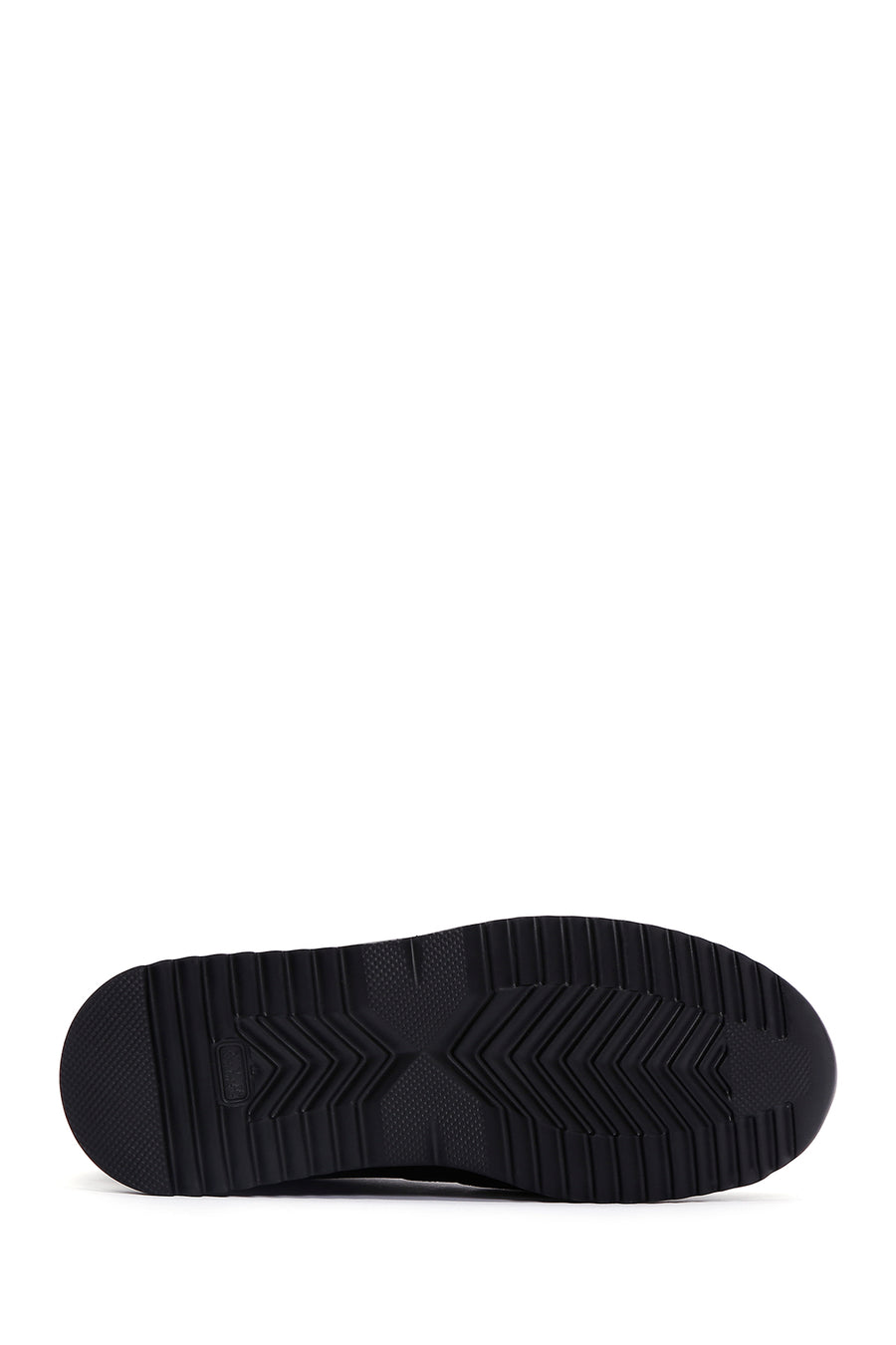 Erkek Kahverengi Bağcıklı Deri Casual Sneaker
