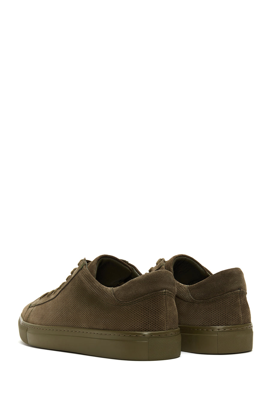 Men's Khaki Leather Suede Sneaker