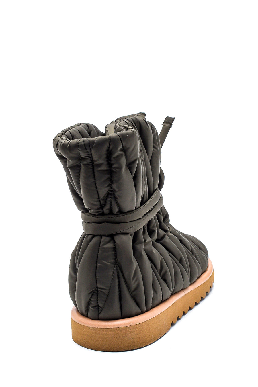 Women's Leather Puffy Boots