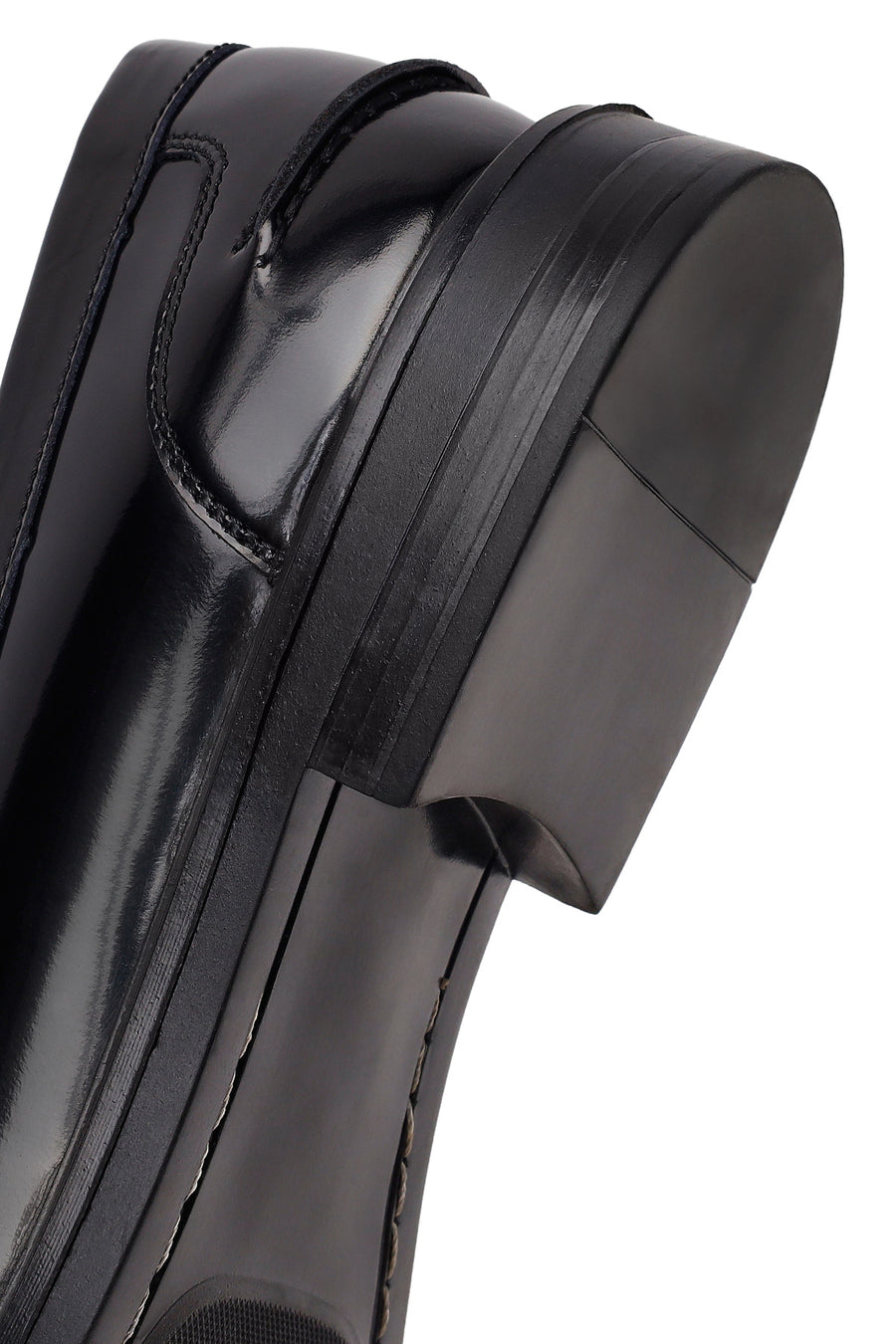 Male Black Leather Classic Loafer