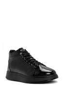 Men's Black Lace-Up Leather Sport Boots | Derimod